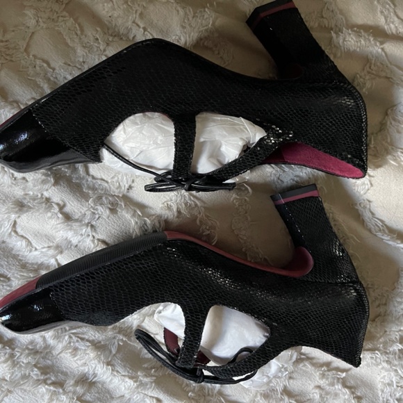 Oh! Healthy Heels Alana Python Black - Picture 4 of 6